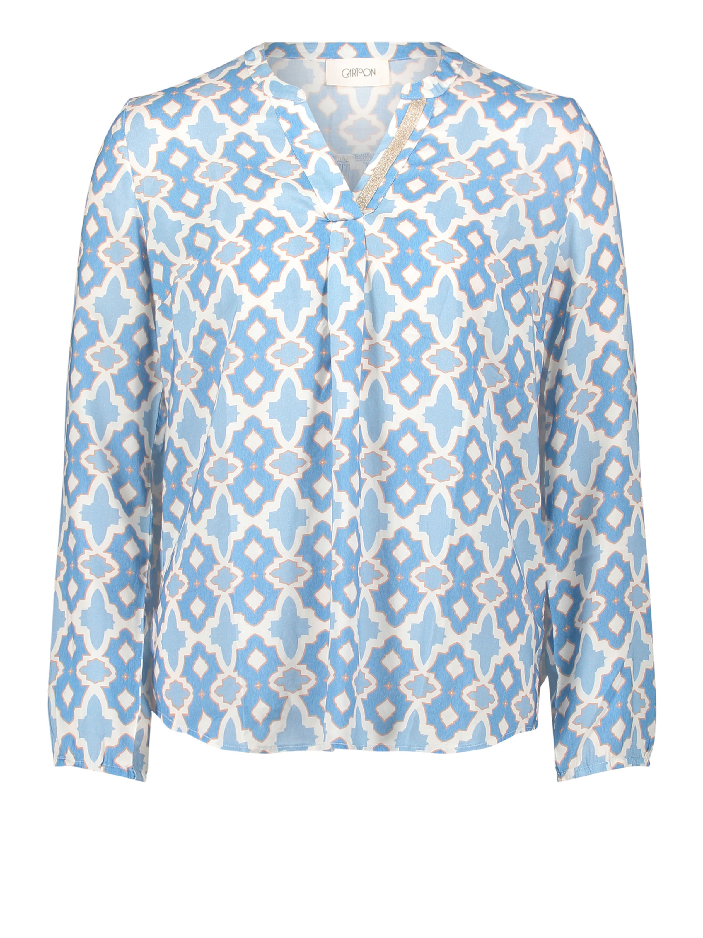 Camicia da donna di Cartoon in bianco: frontale