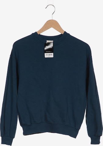 Pull&Bear Sweatshirt & Zip-Up Hoodie in XS in Blue: front