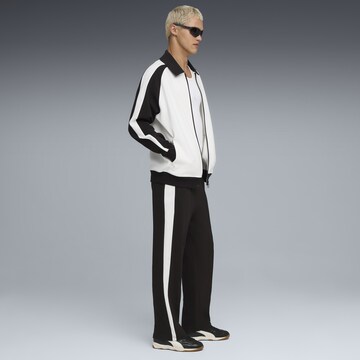 PUMA Loosefit Sporthose 'T7' in Schwarz