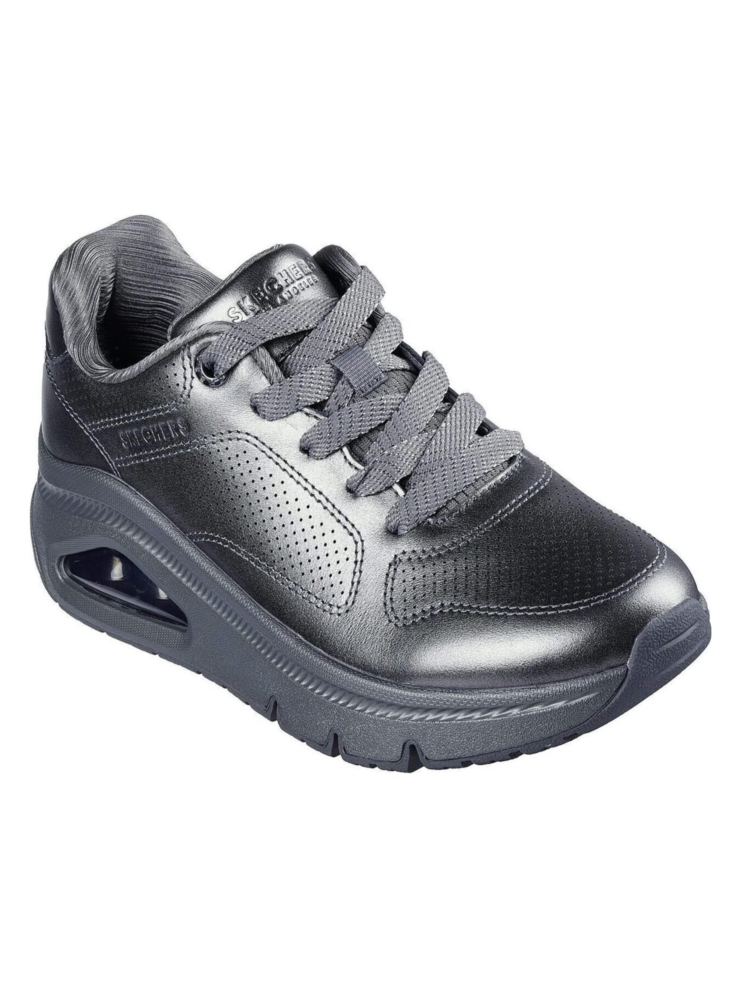 Sneaker bassa di SKECHERS in argento: frontale