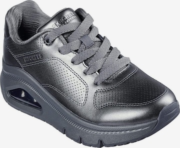 Sneaker bassa di SKECHERS in argento: frontale