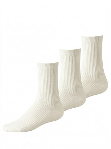 Millo Socks 'Cosy Steps' in White: front