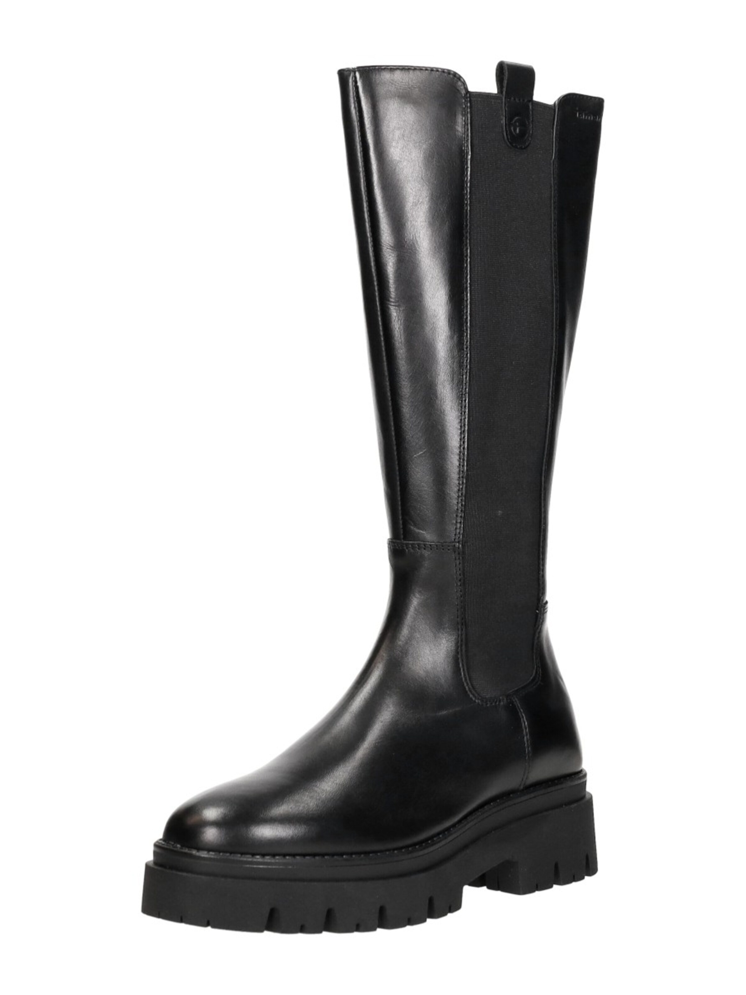 Tamaris Boots 'Lange Laarzen' in Black