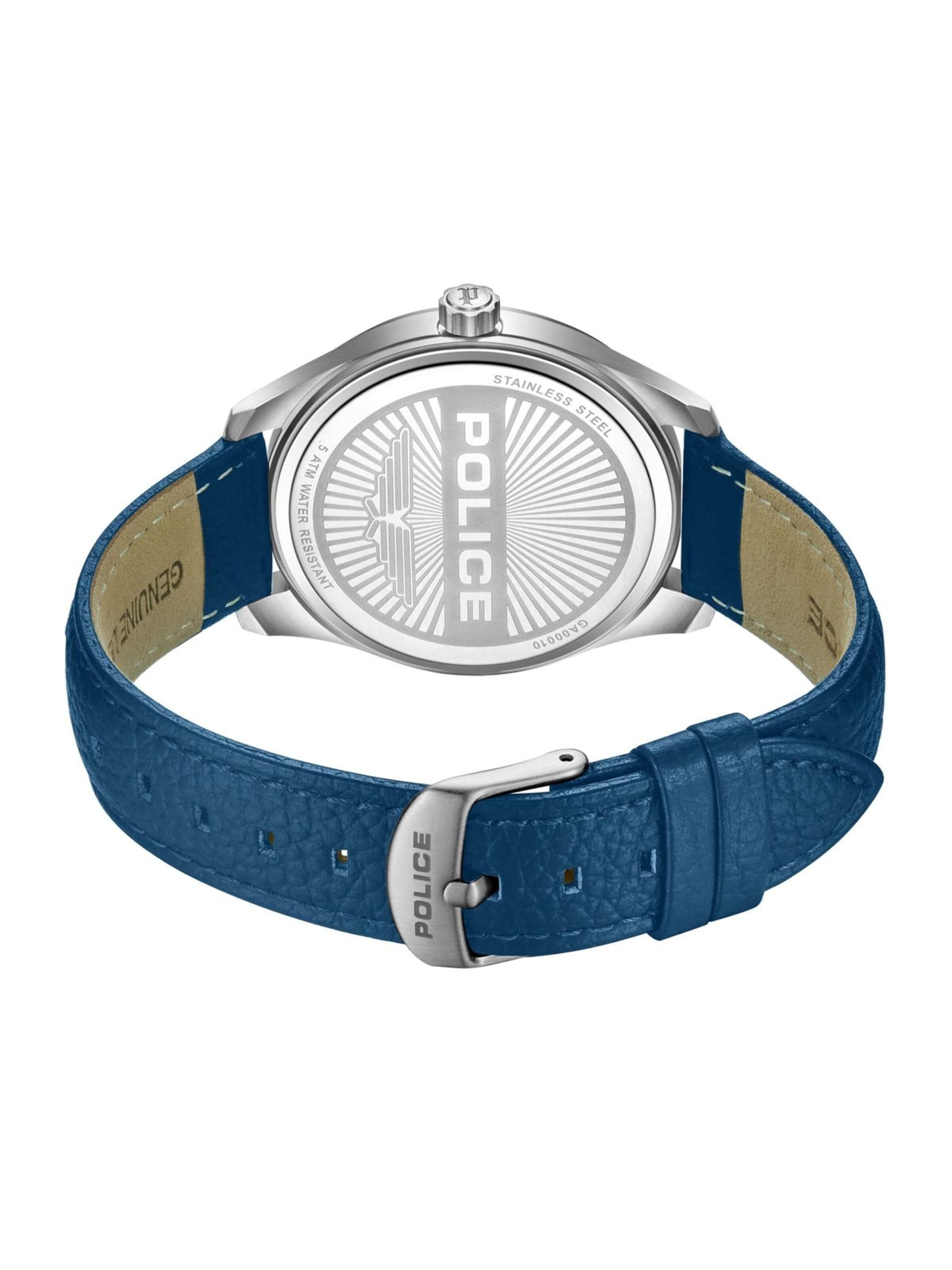 POLICE Analoguhr 'Watch Doolin'‌‌‌ in Blau