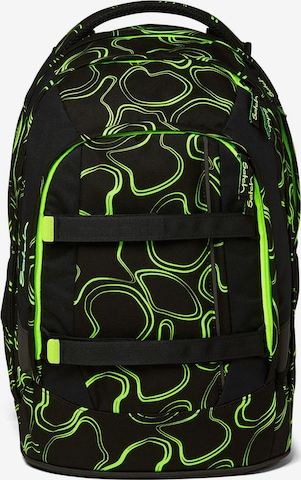 Satch Backpack in Black: front