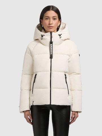 khujo Winter Jacket 'ONO' in White: front