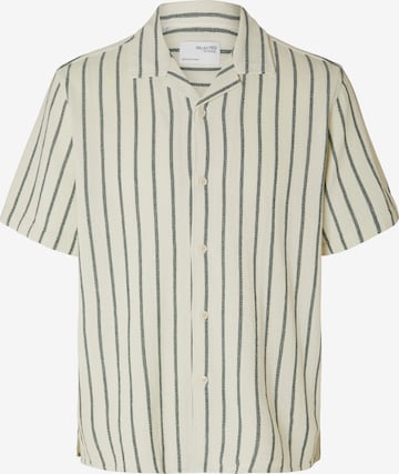 SELECTED HOMME Comfort fit Button Up Shirt 'Sal' in Green: front