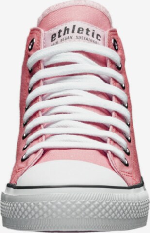 Ethletic Sneaker 'White Cap Hi Cut' in Pink