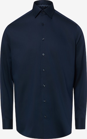 Chemise business Finshley & Harding en bleu : devant