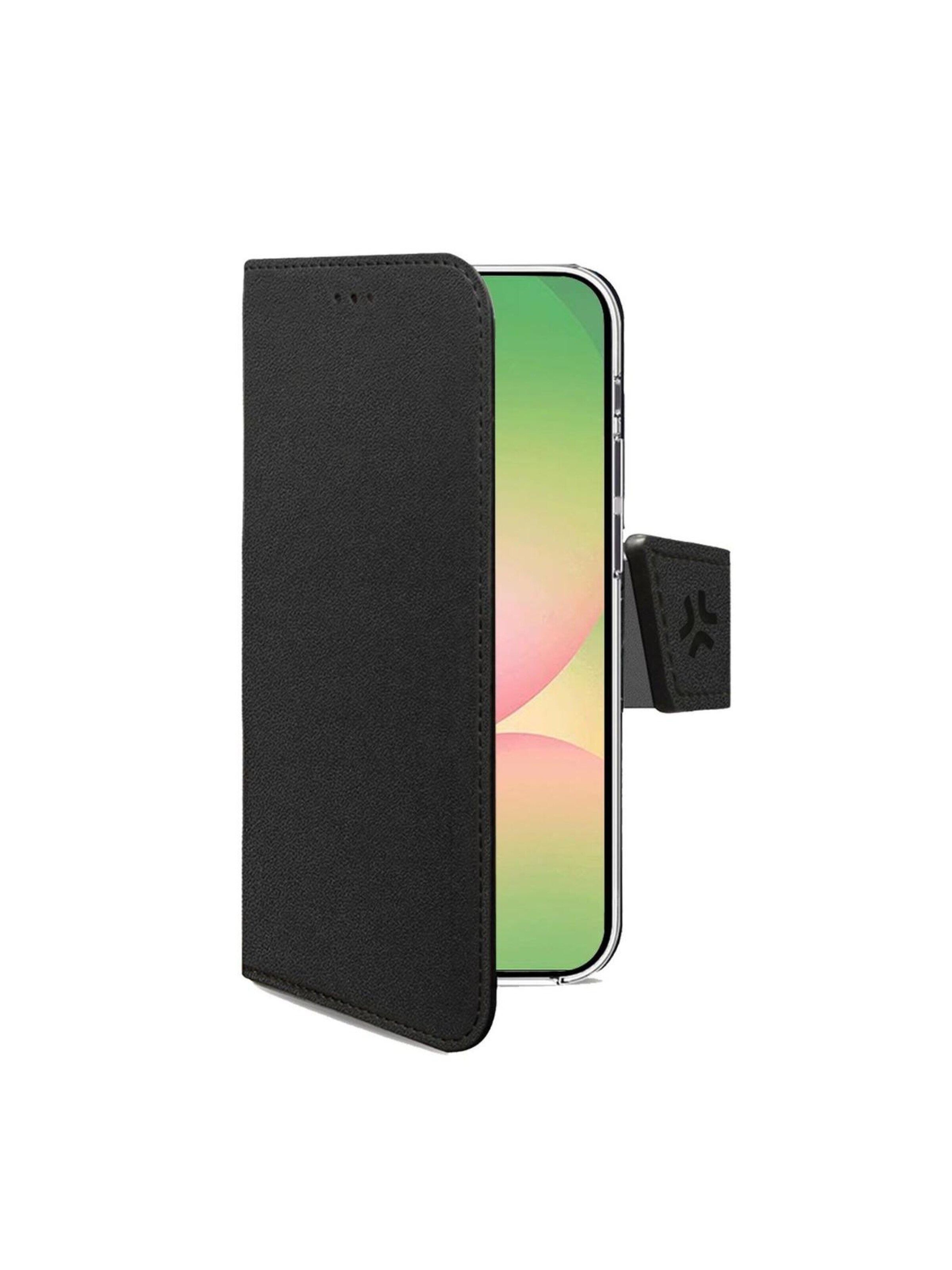 Protection pour Smartphone 'Celly Wally for Samsung Galaxy A57 5G/ Galaxy A57 5G EE' Celly en noir : devant