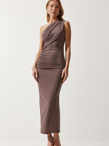 Happiness İstanbul Evening dress in Brown