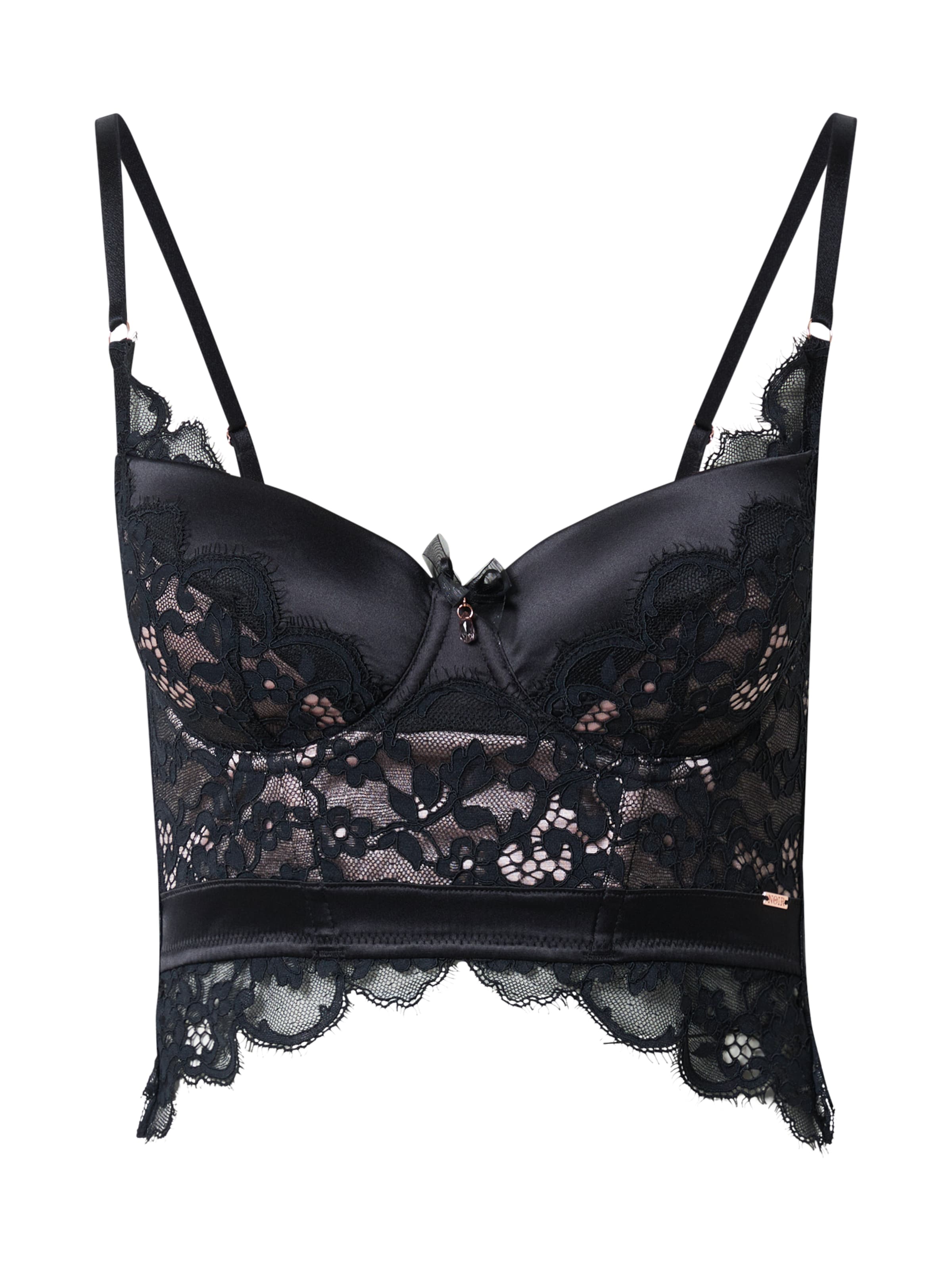Hunkemöller - Clásico Sujetador 'Heather' en negro: frente