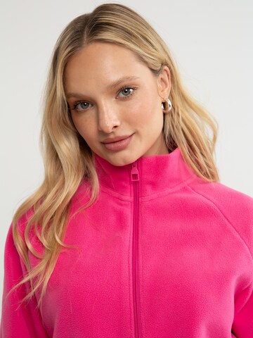 BIG STAR Fleece Jacket 'Sherley' in Pink