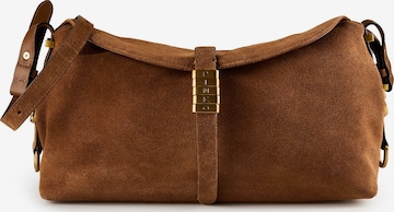 PINKO Schultertasche 'Saddle' in Braun: Vorderseite