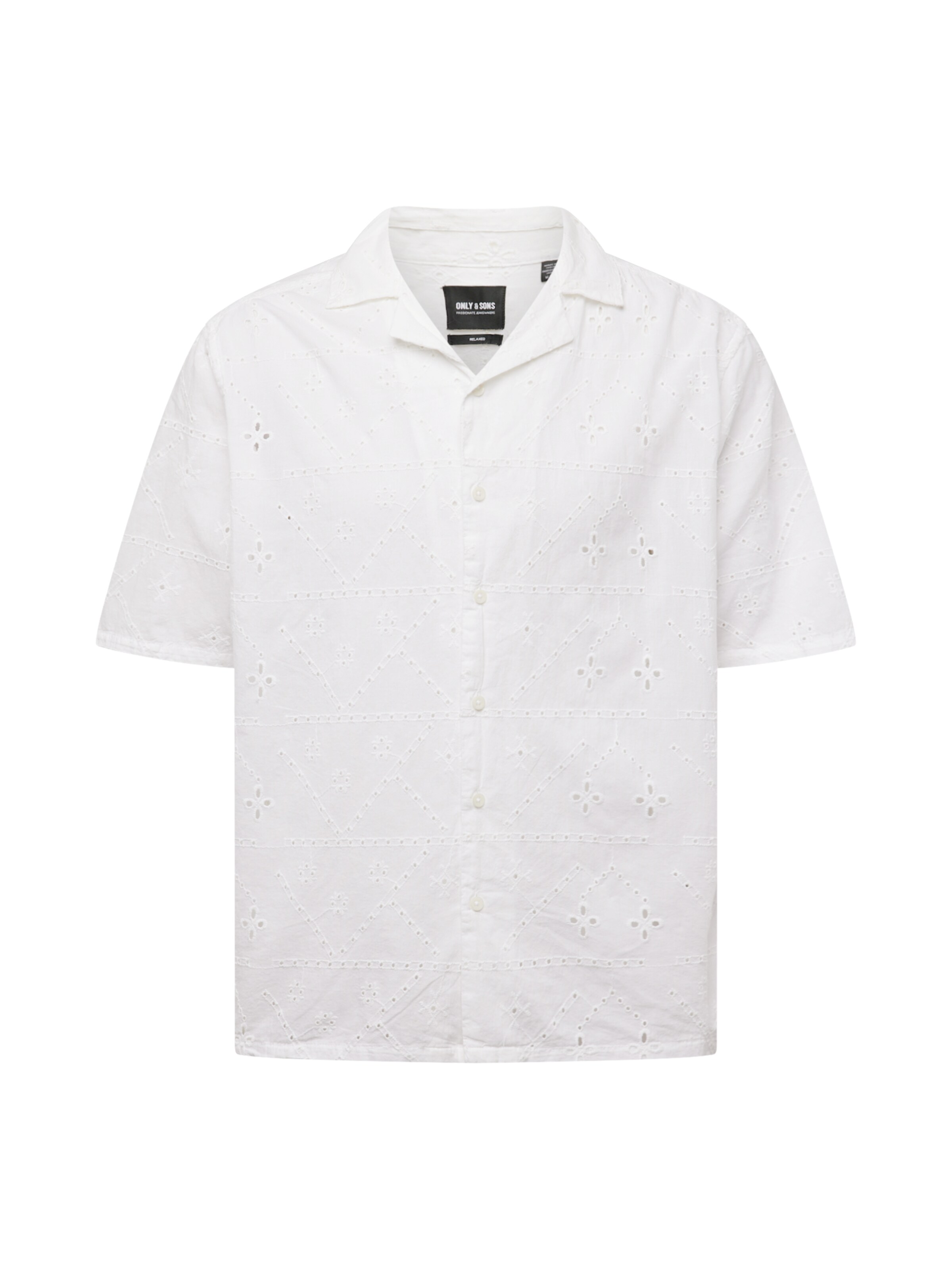 Only & Sons Triiksärk 'ARON' valge, Tootevaade