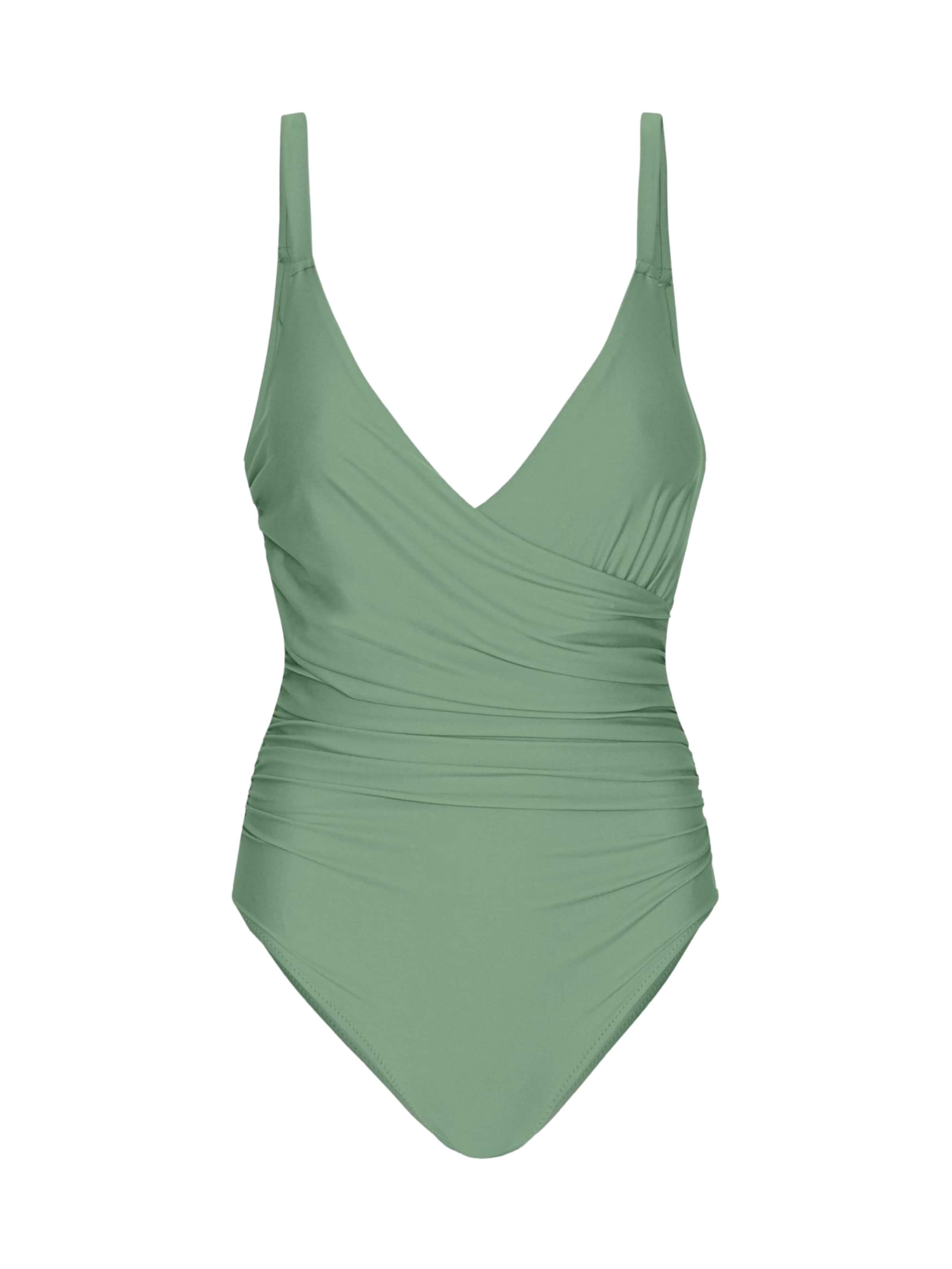 Copenhagen Cartel Swimsuit ' Medewi ' in Green: front