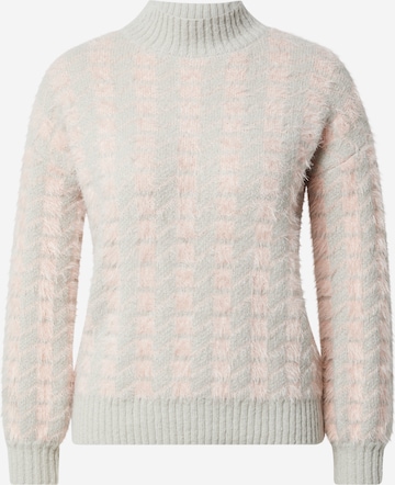 Dorothy Perkins Sweater 'Dogtooth' in Green: front