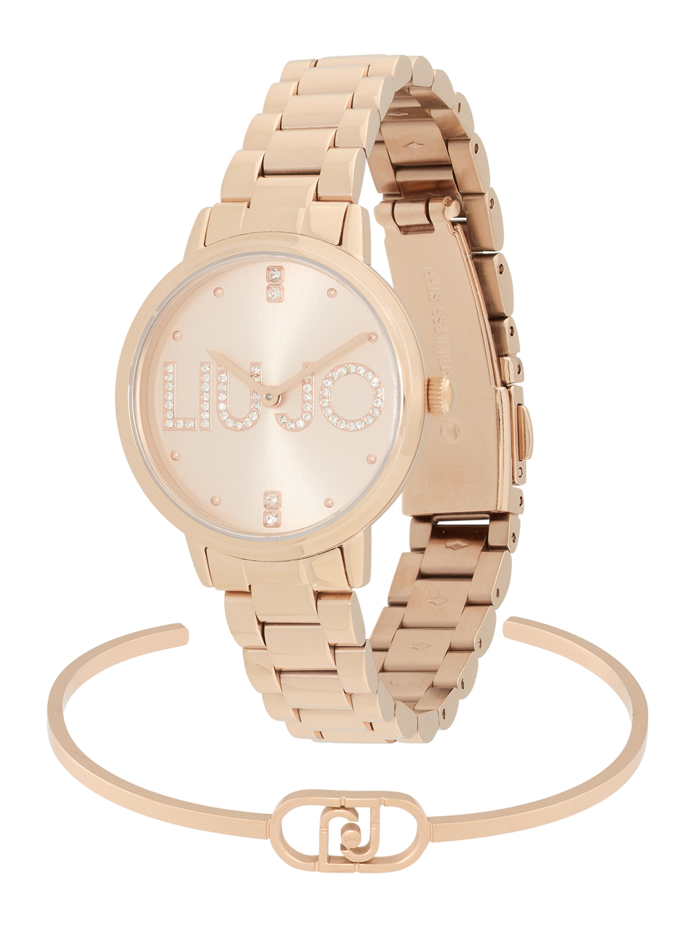 Liu Jo Analog watch 'Couple Essence Rose' in Gold: front