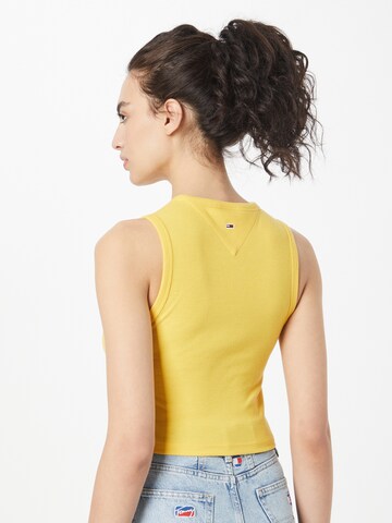 Tops en tricot 'College' Tommy Jeans en jaune