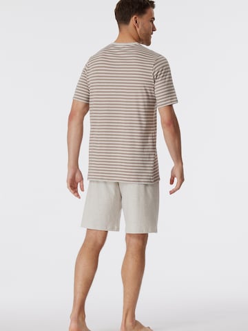 SCHIESSER Shorty 'Casual Nightwear' in Braun