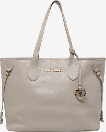 Carlo Colucci Shopper 'Dobloni' in Grey: front