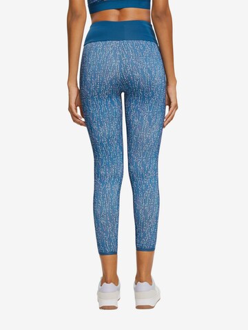 ESPRIT Skinny Sportbroek in Blauw