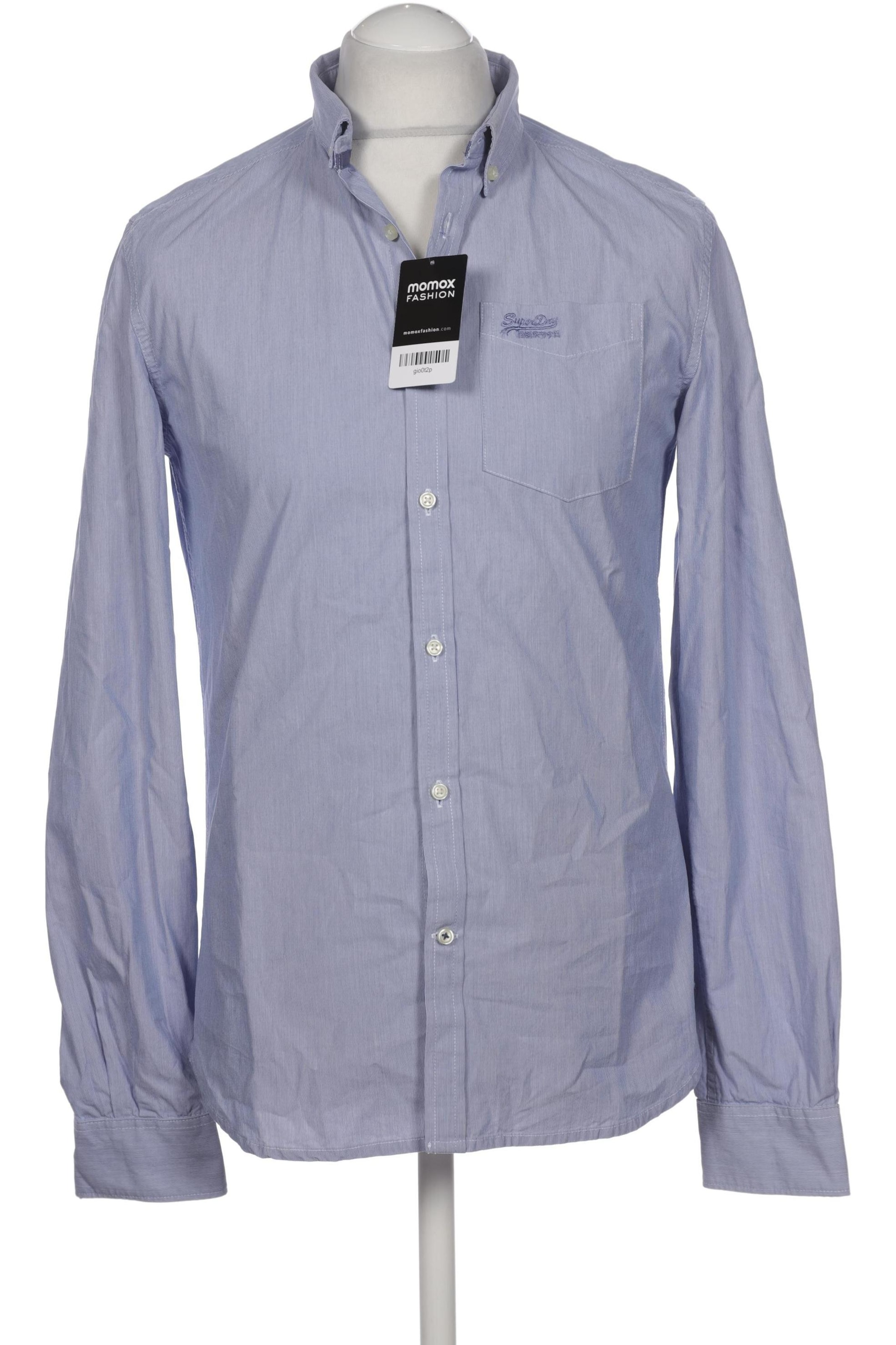 Superdry & Co Button Up Shirt in M in Blue: front