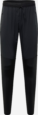 ENDURANCE Tapered Workout Pants 'Lusank' in Black: front