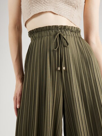 ABOUT YOU Loose fit Trousers 'Letizia' in Green