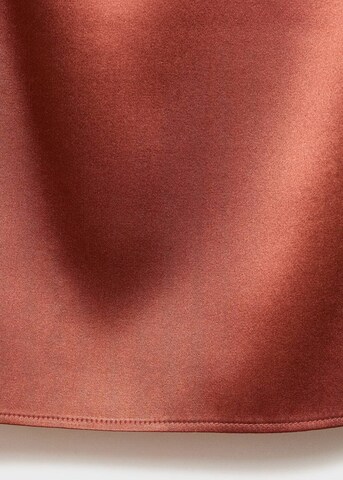 MANGO Schlafshirt in Braun