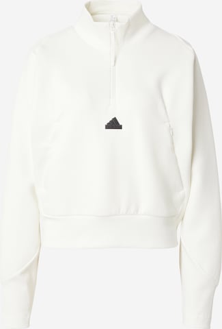ADIDAS SPORTSWEARSportska sweater majica 'Z.N.E.' - bijela boja: prednji dio
