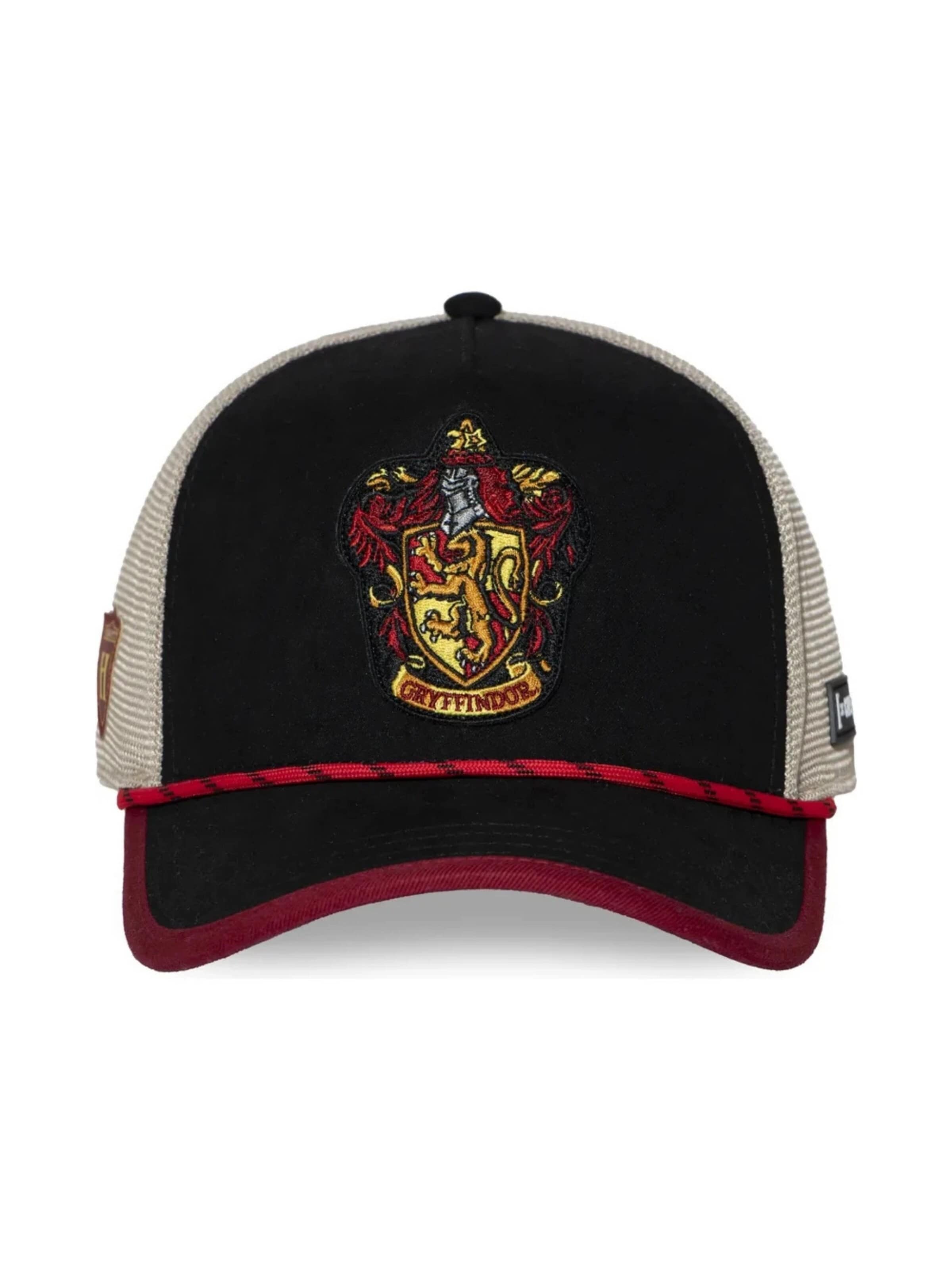 Capslab - Gorra 'Gorra capslab negra gryfindor hp3 gry trucker cap' en negro: frente