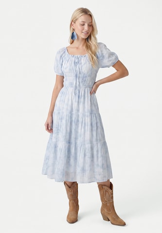 IZIA Jurk in Blauw: voorkant