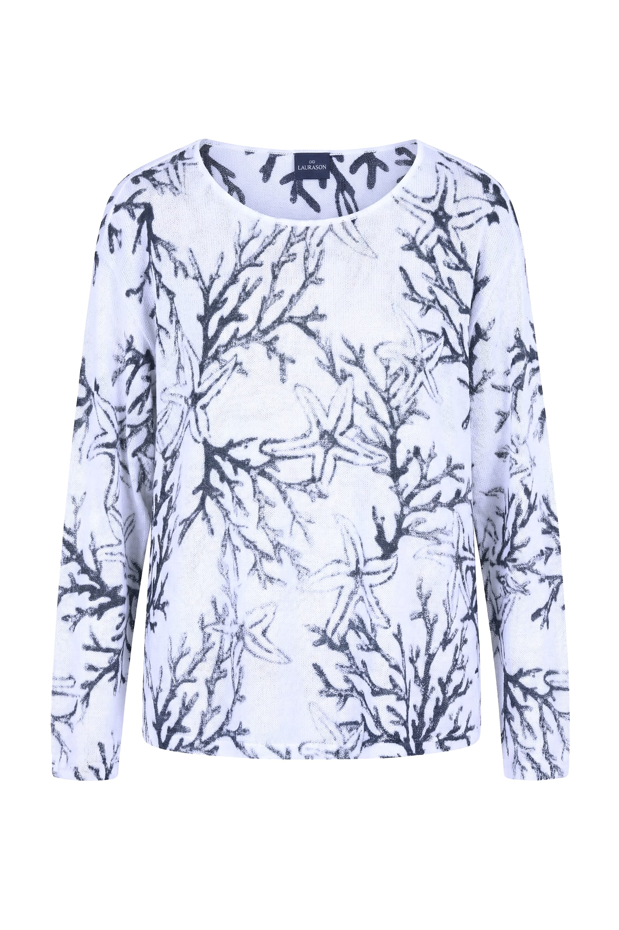 LAURASØN Pullover in Weiß: Vorderseite