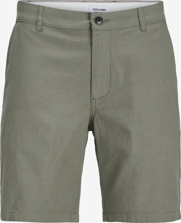 Jack & Jones Plus Regular Chino Pants in Green: front