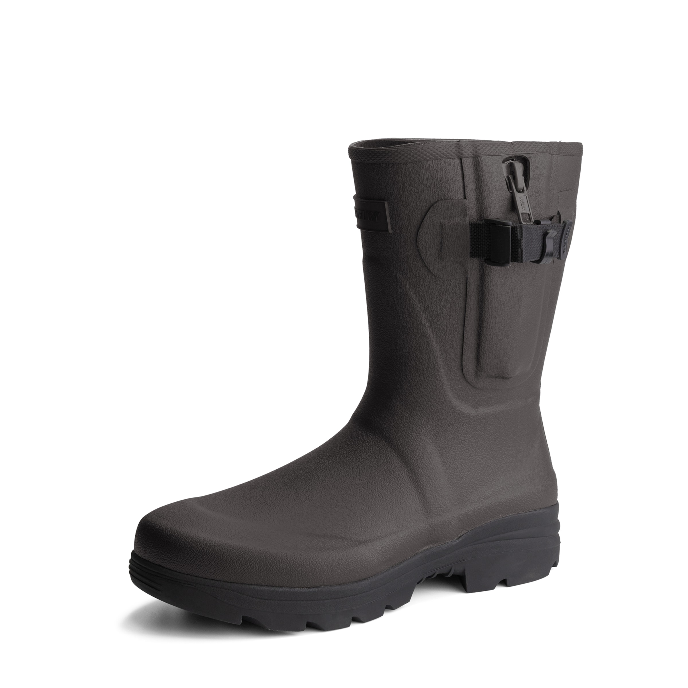 Travelin Outdoor rubber boot 'Skye' in Brown: front