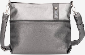 ZWEI Umhängetasche 'Jana' in Grau: Vorderseite
