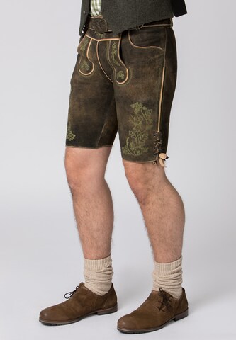 STOCKERPOINT Regular Traditional pants 'Edgar' in Brown: front
