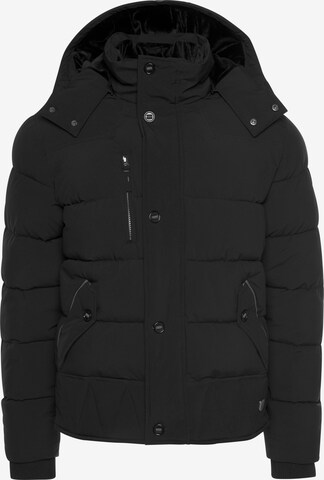 Bruno Banani LM Winterjacke in Schwarz: Vorderseite