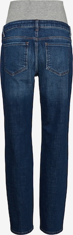 MAMALICIOUS Regular Jeans 'Dex' in Blauw