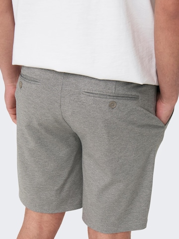 Only & Sons tavaline Chino-püksid 'MARK', värv hall