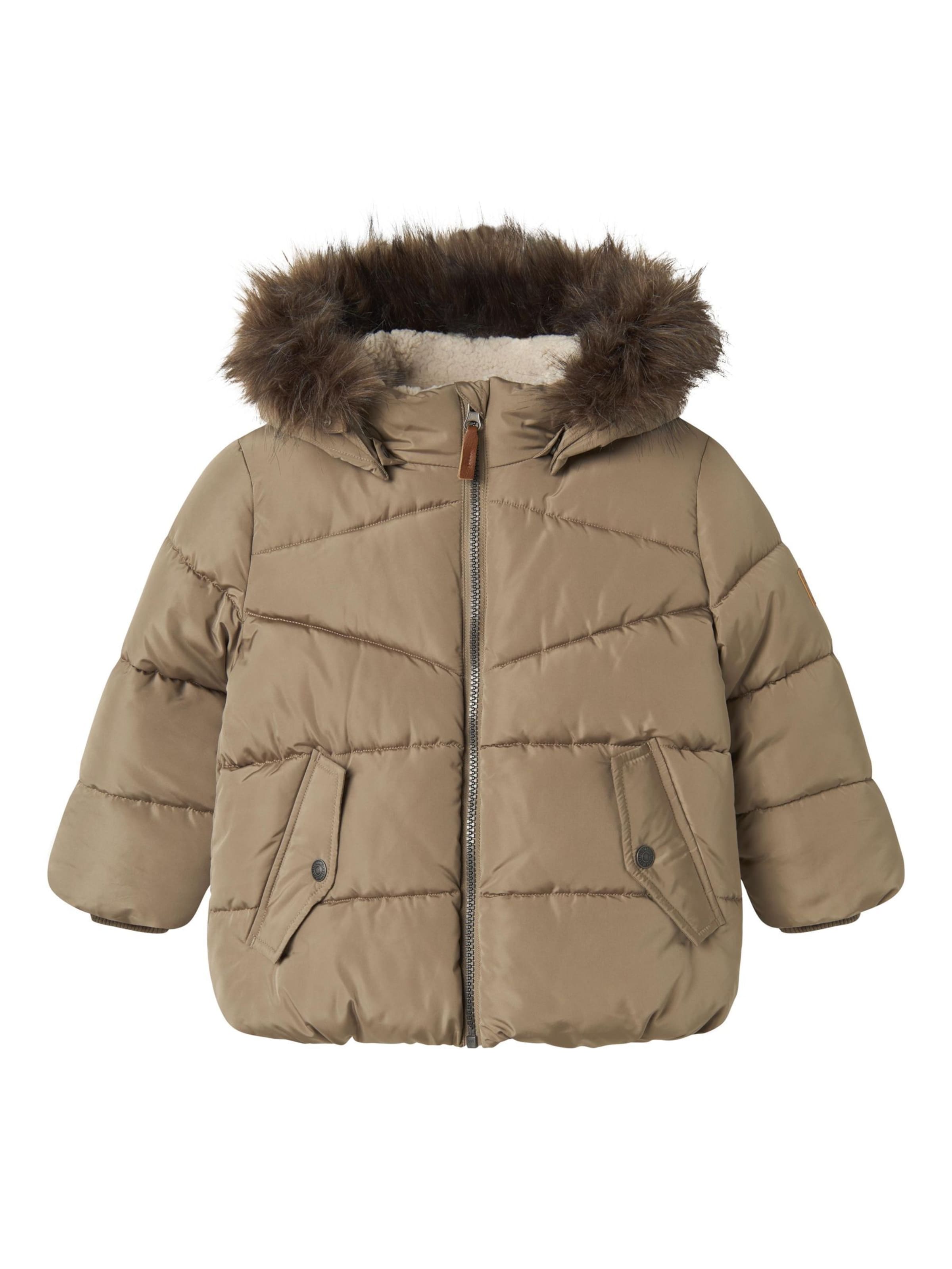 NAME IT - Chaqueta de invierno en marrón: frente