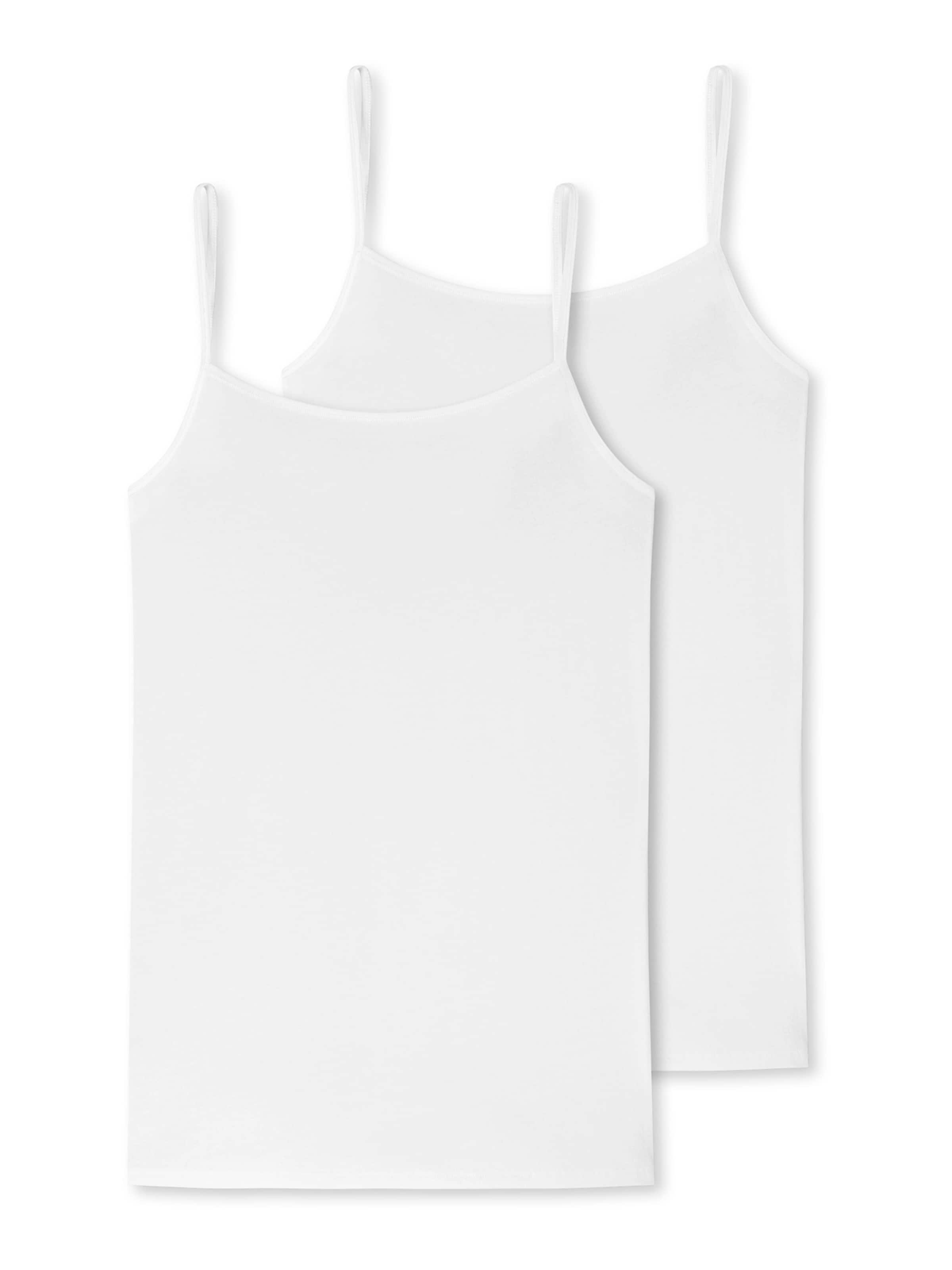 SCHIESSER Unterhemd in Weiß: Vorderseite