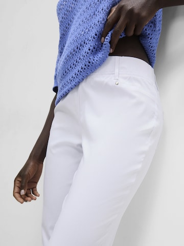 bonprix Slimfit Hose in Weiß
