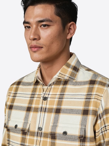 Coupe regular Chemise PIERRE CARDIN en jaune