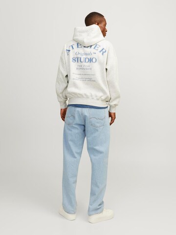 JACK & JONES Sweatshirt 'JJBROOKLYN' in Wit