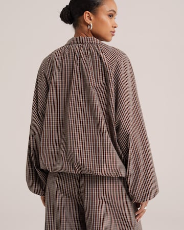 WE Fashion - Chaqueta de entretiempo en marrón