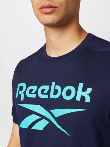 T-Shirt fonctionnel 'Workout Ready' Reebok en bleu