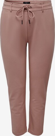 Pantalon ONLY Carmakoma en rose : devant