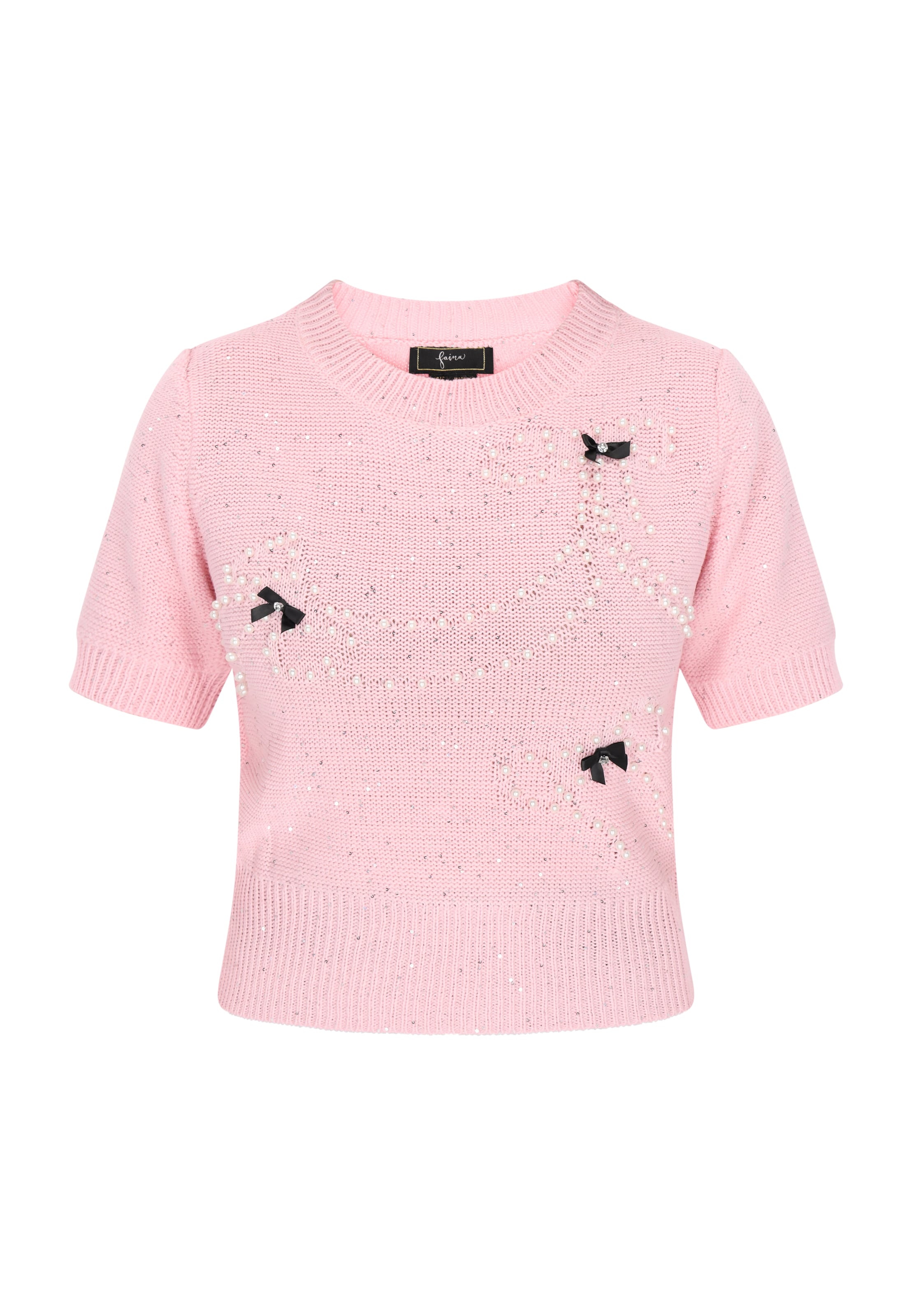 faina Свитер в Ярко-розовый: спереди